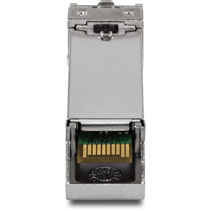 Module LC monomode industriel SFP vers RJ45 TRENDnet (10 km) ; TI-MGBS10 ; SFP industriel 1000Base-LX ; conforme à la norme IEEE 802.3z Gigabit Ethernet ; débits de données jusqu'à 1,25 Gbit/s ; protection à vie TI-MGBS10