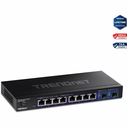 Commutateur intelligent Web multi-Gig à 10 ports TRENDnet TEG-3102WS