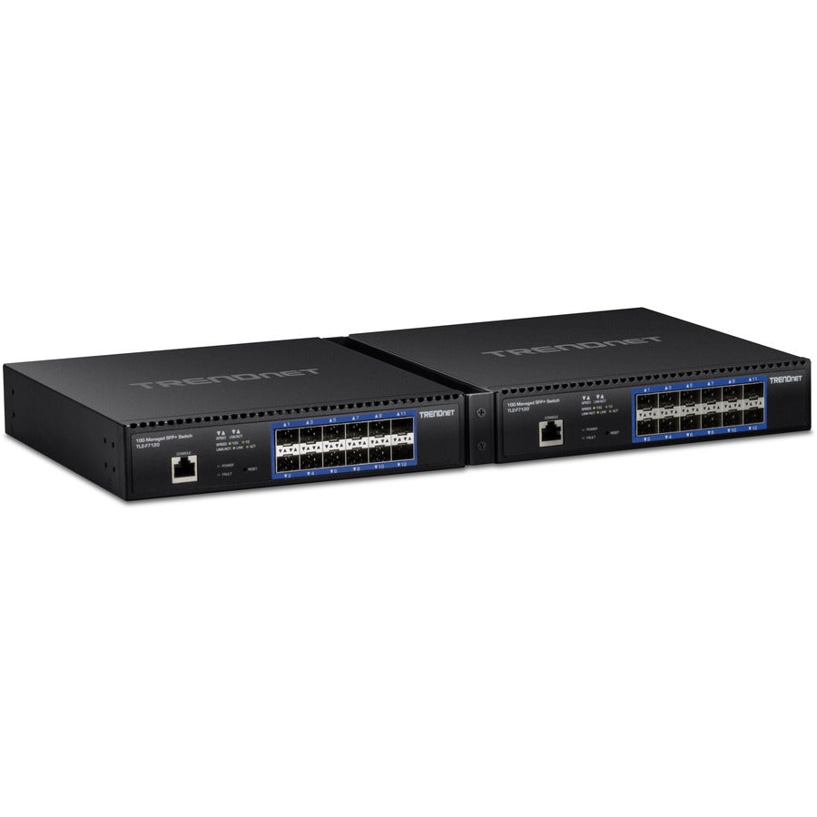 TRENDnet 12-Port 10G Layer 2 Managed SFP+ Switch TL2-F7120
