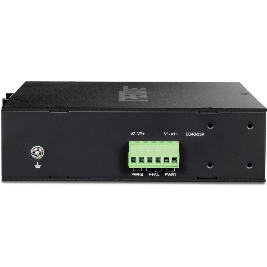 TRENDnet 10-Port Industrial Gigabit PoE+ DIN-Rail Switch -20&deg; - 65&deg;C (-4&deg; - 149&deg;F) TI-PGM102