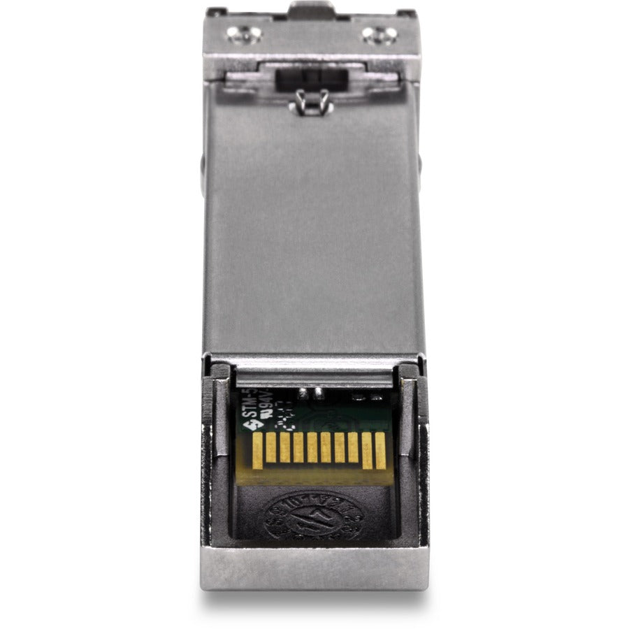 Module LC monomode SFP vers RJ45 Mini-GBIC TRENDnet ; TEG-MGBS10 ; pour fibre monomode ; distances jusqu'à 10 km (6,2 miles) ; module Gigabit SFP ; IEEE 802.3z Gigabit Ethernet ; protection à vie TEG-MGBS10