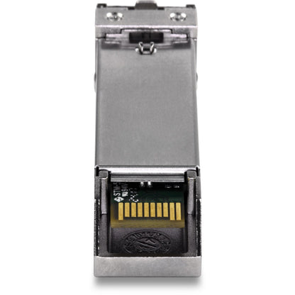 Module LC monomode SFP vers RJ45 Mini-GBIC TRENDnet ; TEG-MGBS10 ; pour fibre monomode ; distances jusqu'à 10 km (6,2 miles) ; module Gigabit SFP ; IEEE 802.3z Gigabit Ethernet ; protection à vie TEG-MGBS10