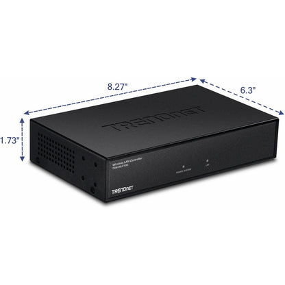 Contrôleur LAN sans fil TRENDnet ; commutateur GB 5 ports intégré ; compatible avec : TEW-755AP/TEW-821DAP/TEW-825DAP ; gestion des points d'accès ; TEW-WLC100 TEW-WLC100