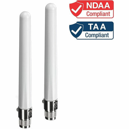 Kit d'antenne omnidirectionnelle double bande extérieure TRENDnet 4/6 dBi Surge ; fusible de protection contre les surtensions remplaçable ; TEW-AO46S TEW-AO46S