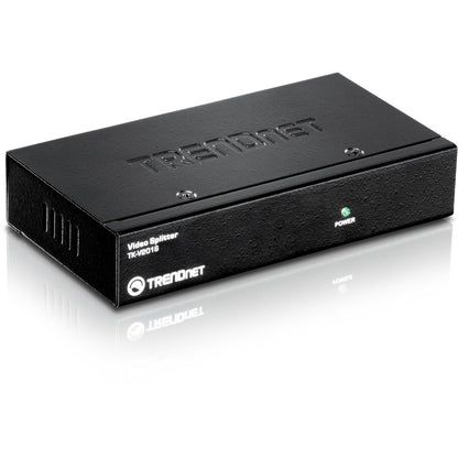 TRENDnet 2-Port Stackable Video Splitter, Video Resolution up to 1920 x 1440, Cascade up to 3 units, Support VGA, SVGA, Multisync Display, TK-V201S TK-V201S