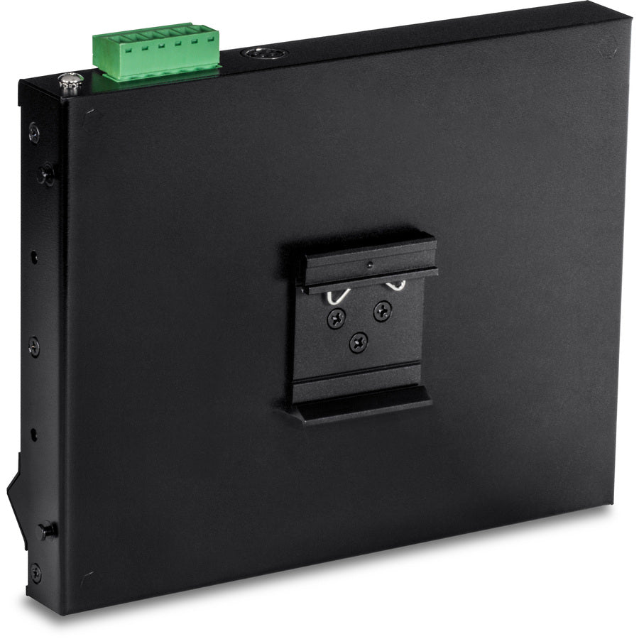 TRENDnet 10-Port Industrial Gigabit PoE+ Wall-Mounted Front Access Switch; TI-PG102F; 8x Gigabit PoE+ Ports; 2 x Gigabit SFP Slots; 240W PoE Budget; DIN-Rail & Wall Mount Brackets Included; IP30 Rated TI-PG102F