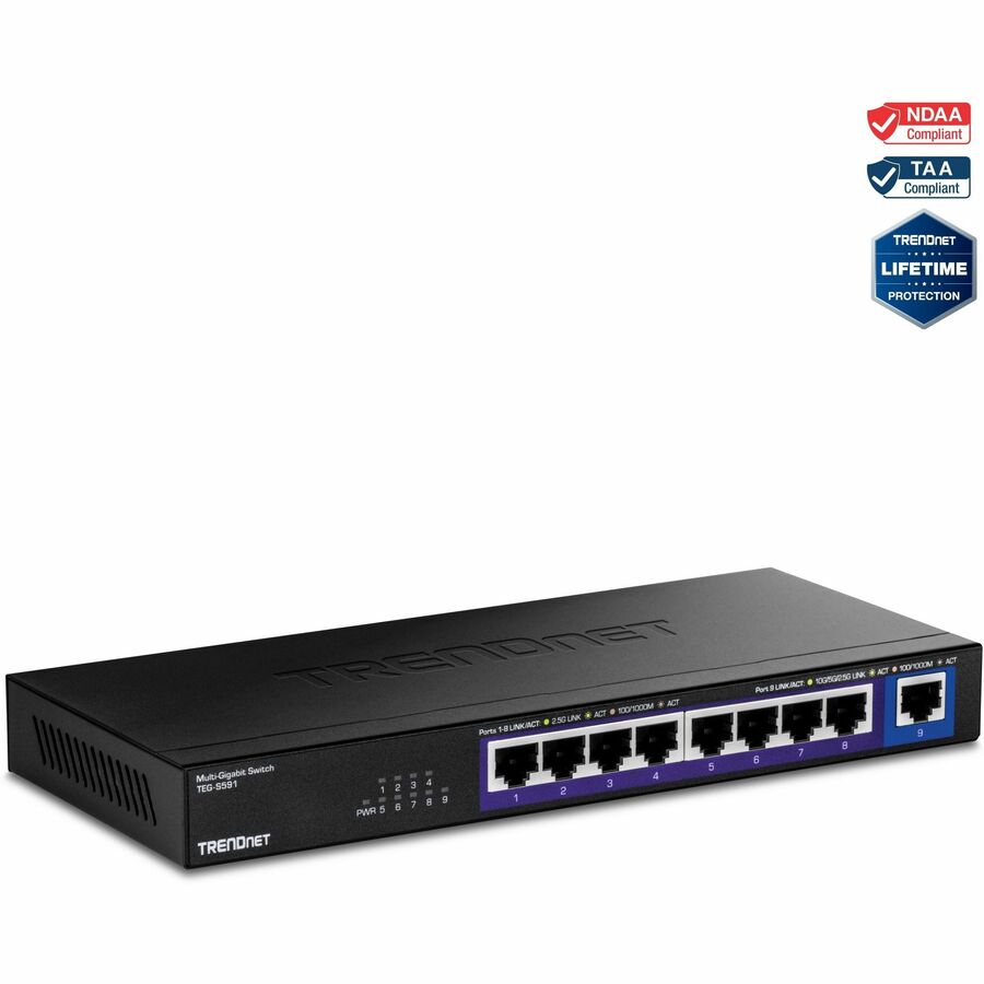 Commutateur multi-Gig à 9 ports TRENDnet TEG-S591