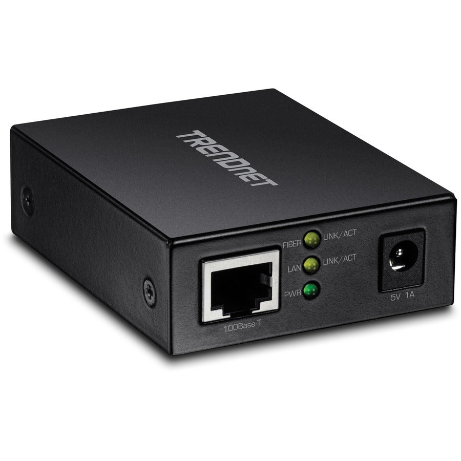 Convertisseur de média fibre optique 100BASE-T vers SFP TRENDnet, convertisseur de média Fast Ethernet vers SFP, multimode ou monomode, duplex intégral, TFC-FSFP TFC-FSFP
