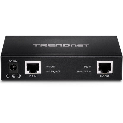 Répéteur/amplificateur Gigabit PoE+ TRENDnet ; PoE à port unique ; Power Over Ethernet ; 802.3af ; 802.3at ; 10/100/1000 Mbps ; TPE-E110 TPE-E110