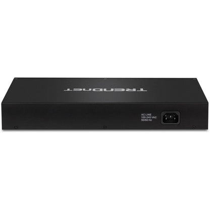 Commutateur de surveillance intelligent Gigabit PoE+ à 12 ports TRENDnet avec 8 ports Gigabit PoE+ ; TPE-3012LS ; 2 ports Gigabit ; 2 emplacements SFP ; budget PoE 110 W ; PoE+ longue portée ; VLAN ; QoS ; LACP ; ONVIF TPE-3012LS