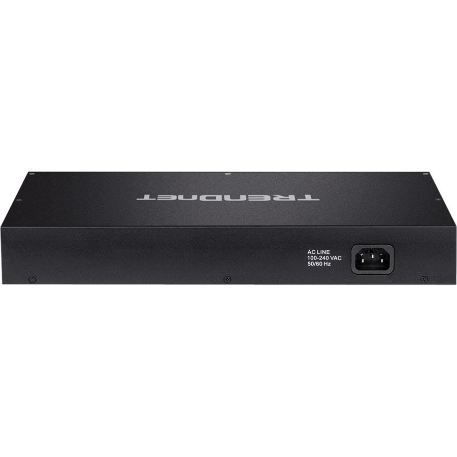 Commutateur de surveillance intelligent Gigabit PoE+ à 12 ports TRENDnet avec 8 ports Gigabit PoE+ ; TPE-3012LS ; 2 ports Gigabit ; 2 emplacements SFP ; budget PoE 110 W ; PoE+ longue portée ; VLAN ; QoS ; LACP ; ONVIF TPE-3012LS
