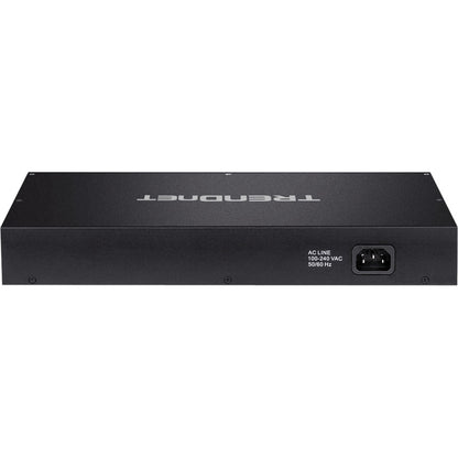 Commutateur de surveillance intelligent Gigabit PoE+ à 12 ports TRENDnet avec 8 ports Gigabit PoE+ ; TPE-3012LS ; 2 ports Gigabit ; 2 emplacements SFP ; budget PoE 110 W ; PoE+ longue portée ; VLAN ; QoS ; LACP ; ONVIF TPE-3012LS