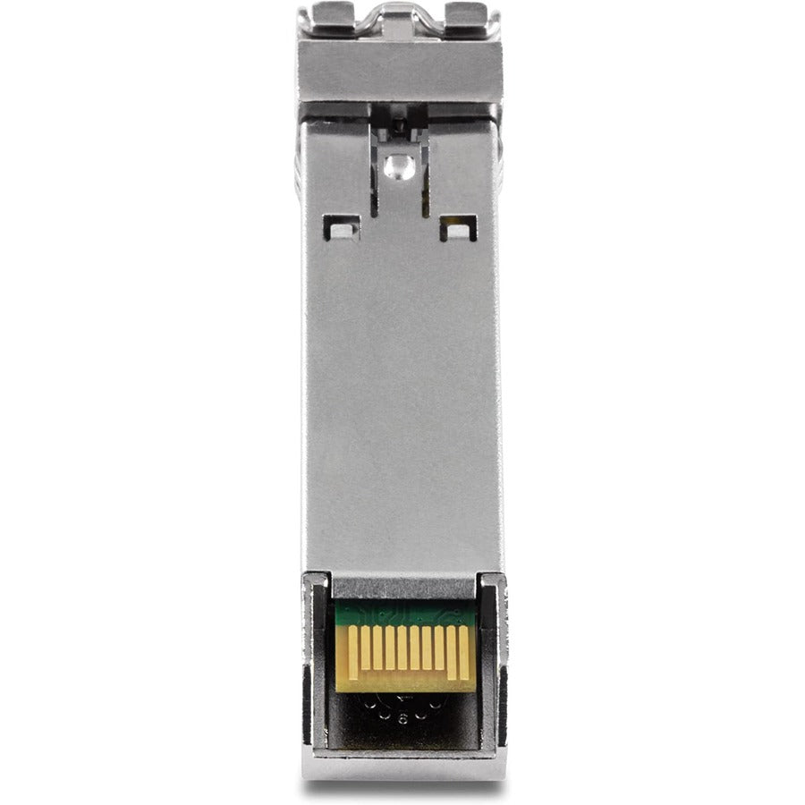 Module LC monomode double longueur d'onde SFP vers RJ45 TRENDnet ; TEG-MGBS10D5 ; Doit être associé au TEG-MGBS10D3 ou à un module compatible ; Jusqu'à 10 km (6,2 miles) ; Compatible avec le SFP standard ; Protection à vie TEG-MGBS10D5