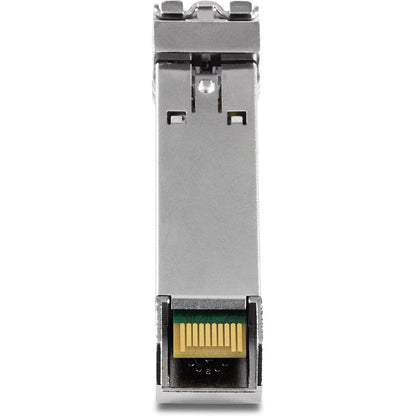 Module LC monomode double longueur d'onde SFP vers RJ45 TRENDnet ; TEG-MGBS10D5 ; Doit être associé au TEG-MGBS10D3 ou à un module compatible ; Jusqu'à 10 km (6,2 miles) ; Compatible avec le SFP standard ; Protection à vie TEG-MGBS10D5
