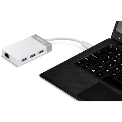 Adaptateur USB-C vers Gigabit TRENDnet, 12,7 cm (5) pour Windows, Mac OS, MacBook et Surface Pro, TUC-ETGH3 TUC-ETGH3