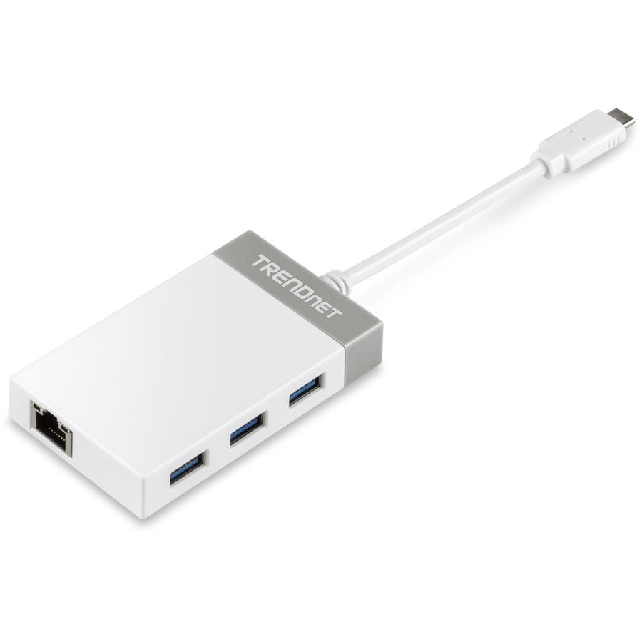 Adaptateur USB-C vers Gigabit TRENDnet, 12,7 cm (5) pour Windows, Mac OS, MacBook et Surface Pro, TUC-ETGH3 TUC-ETGH3