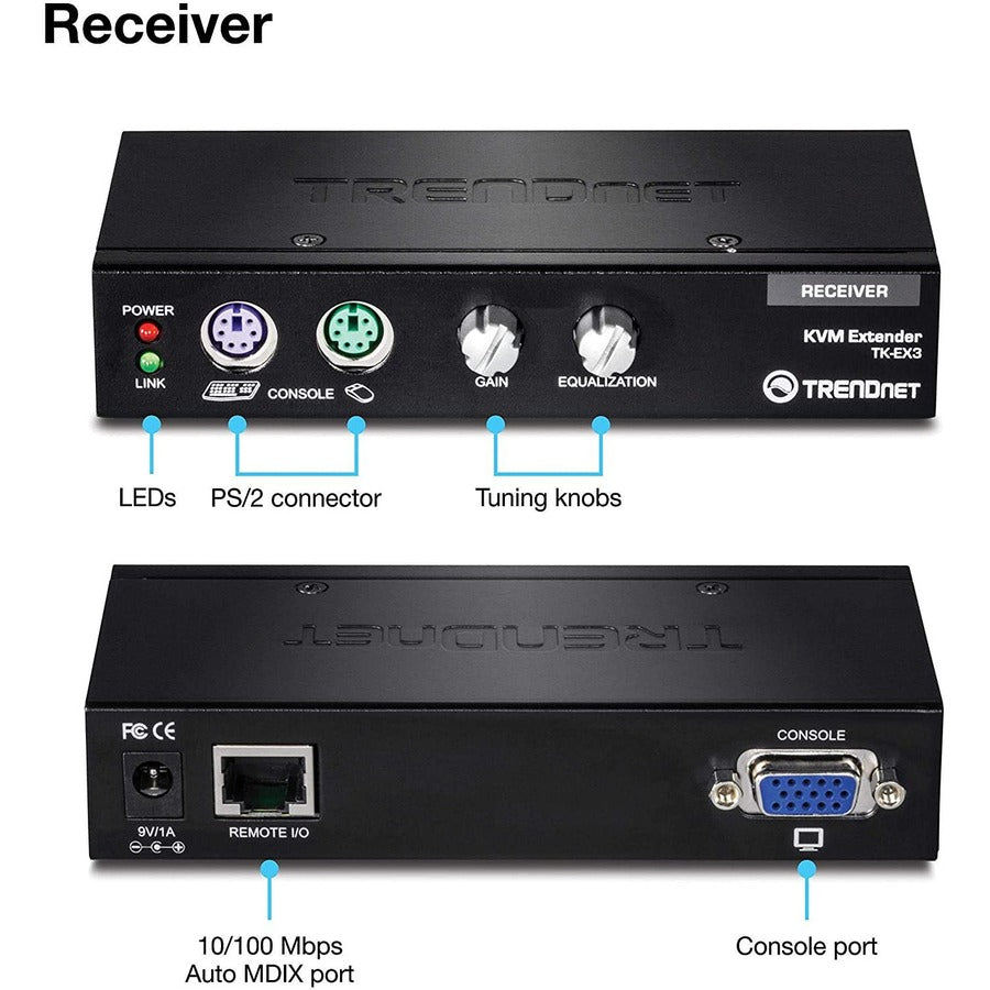 TRENDnet KVM Extension Kit TK-EX3