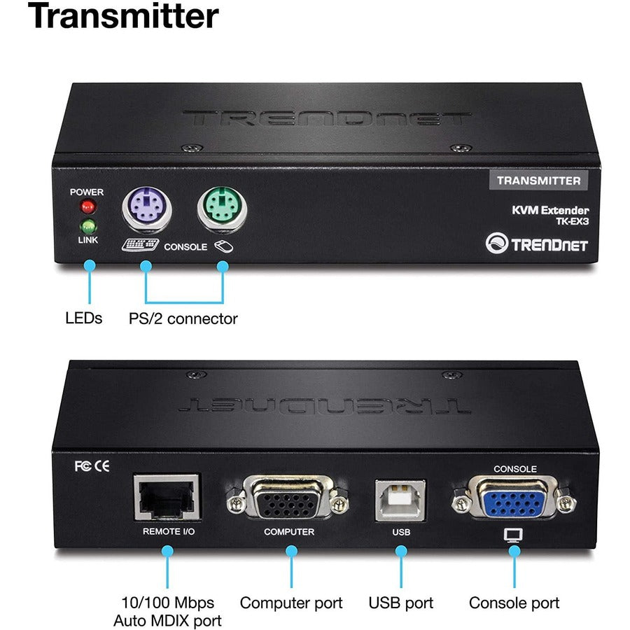 TRENDnet KVM Extension Kit TK-EX3