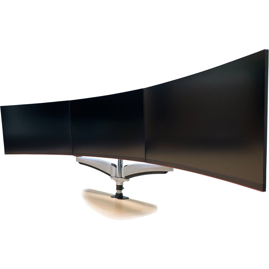 Support de serrage Amer Mounts Hydra3 pour écran plat, écran incurvé - Noir, Chrome, Blanc HYDRA3