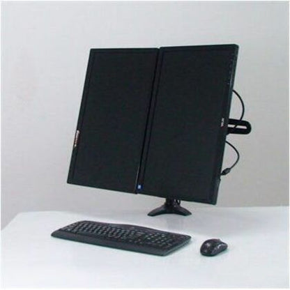 Le support de fixation pour écran double Amer Mounts prend en charge les écrans plats jusqu'à 24" AMR2C AMR2C