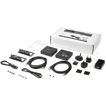 StarTech.com HDMI over CAT6 Extender with 4-port USB Hub - Remote HDMI over CAT5 or CAT6 - 165 ft (50m) - 1080p ST121USBHD