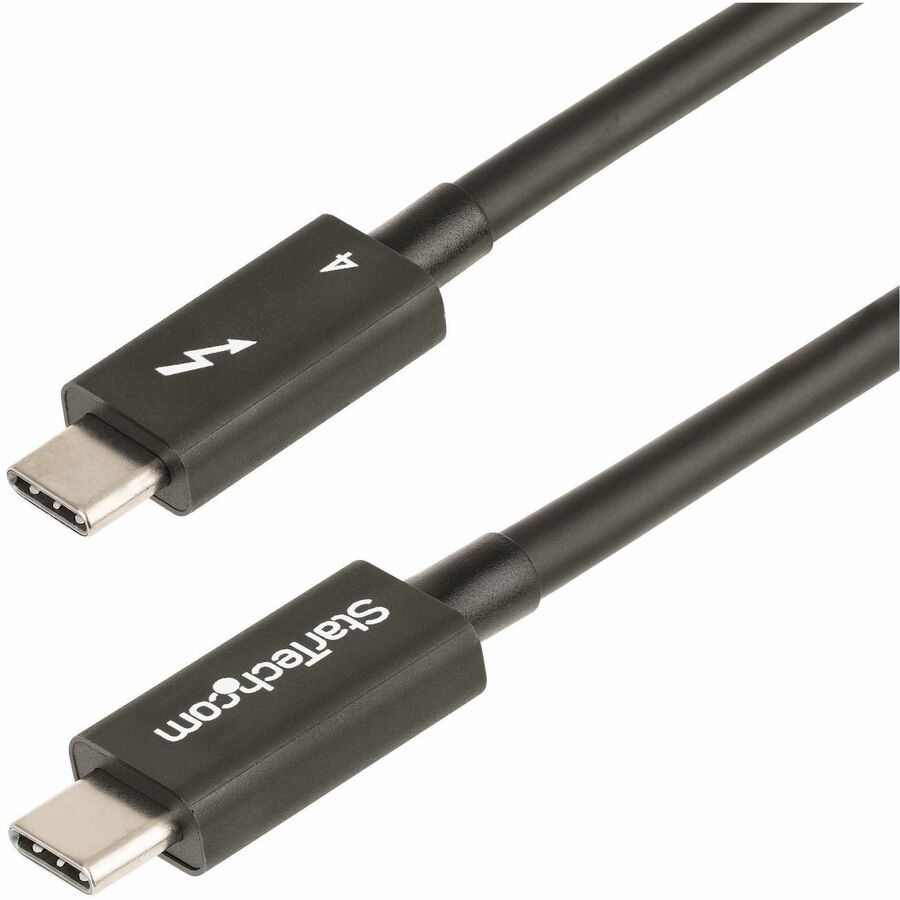 Câble Thunderbolt 4 StarTech.com de 50 cm, 40 Gbit/s, PD 100 W, vidéo 4K/8K, certifié Intel, compatible avec Thunderbolt 3/USB 3.2/DisplayPort TBLT4MM50CM