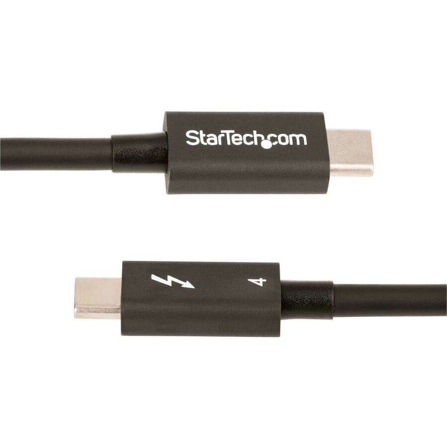 Câble Thunderbolt 4 StarTech.com de 50 cm, 40 Gbit/s, PD 100 W, vidéo 4K/8K, certifié Intel, compatible avec Thunderbolt 3/USB 3.2/DisplayPort TBLT4MM50CM