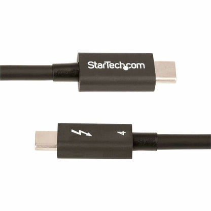 Câble Thunderbolt 4 StarTech.com de 50 cm, 40 Gbit/s, PD 100 W, vidéo 4K/8K, certifié Intel, compatible avec Thunderbolt 3/USB 3.2/DisplayPort TBLT4MM50CM