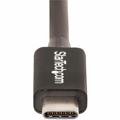 Câble Thunderbolt 4 StarTech.com de 50 cm, 40 Gbit/s, PD 100 W, vidéo 4K/8K, certifié Intel, compatible avec Thunderbolt 3/USB 3.2/DisplayPort TBLT4MM50CM