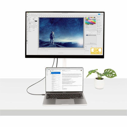 Câble Thunderbolt 4 StarTech.com de 50 cm, 40 Gbit/s, PD 100 W, vidéo 4K/8K, certifié Intel, compatible avec Thunderbolt 3/USB 3.2/DisplayPort TBLT4MM50CM