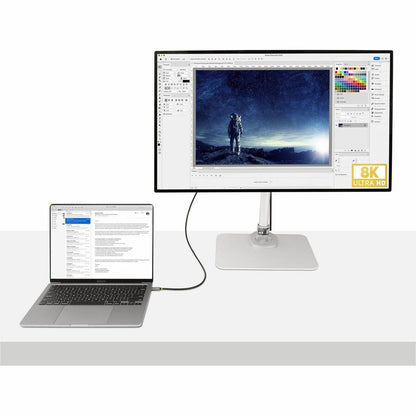 StarTech.com 3ft (1m) USB4 Cable, USB-IF Certified USB-C Cable, 40 Gbps, 100W, 8K 60Hz, Compatible w/Thunderbolt 4/3/USB 3.2, USB Type-C CC1M-40G-USB-CABLE