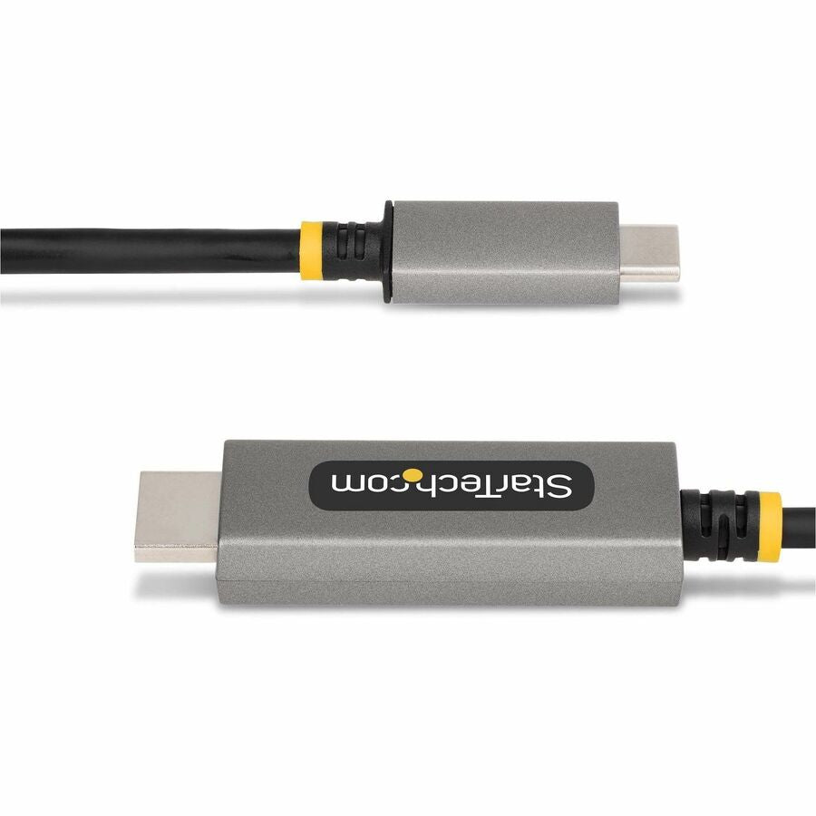 StarTech.com Câble adaptateur USB-C vers HDMI de 2 m, 8K 60 Hz, 4K 144 Hz, HDR10, convertisseur USB Type-C vers HDMI 2.1, compatible USB-C/USB4/TB3/4 135B-USBC-HDMI212M