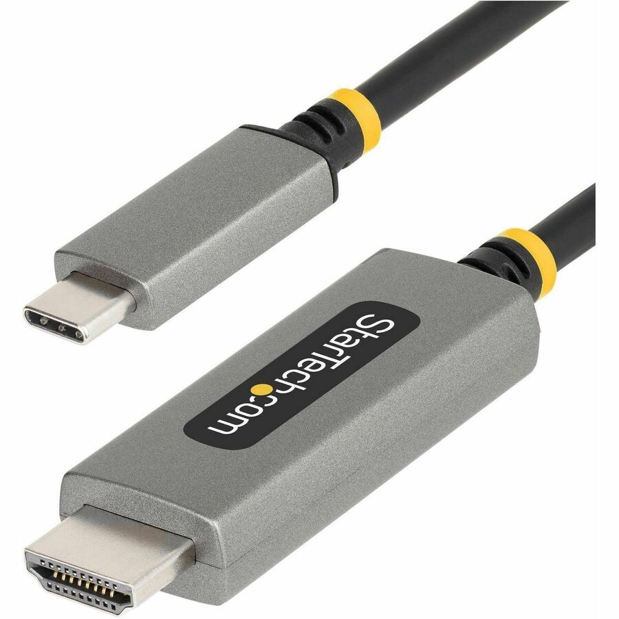 StarTech.com Câble adaptateur USB-C vers HDMI de 2 m, 8K 60 Hz, 4K 144 Hz, HDR10, convertisseur USB Type-C vers HDMI 2.1, compatible USB-C/USB4/TB3/4 135B-USBC-HDMI212M