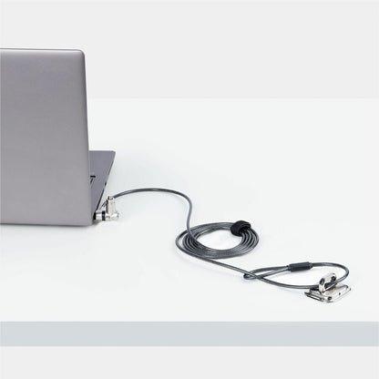 StarTech.com Câble de sécurité universel pour ordinateur portable 2 m, compatible avec Noble Wedge®/Nano/K-Slot ; câble de verrouillage à clé UNIVK-LAPTOP-LOCK