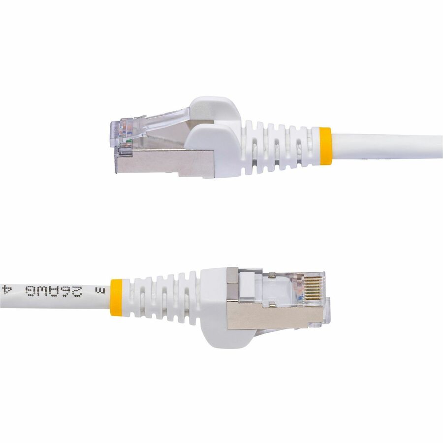 Câble Ethernet CAT8 StarTech.com de 1,8 m, RJ45 anti-accroc, 25G/40G 2 000 MHz, PoE 100 W, S/FTP, cuivre nu pur 26 AWG, cordon de raccordement réseau LSZH NLWH-6F-CAT8-PATCH