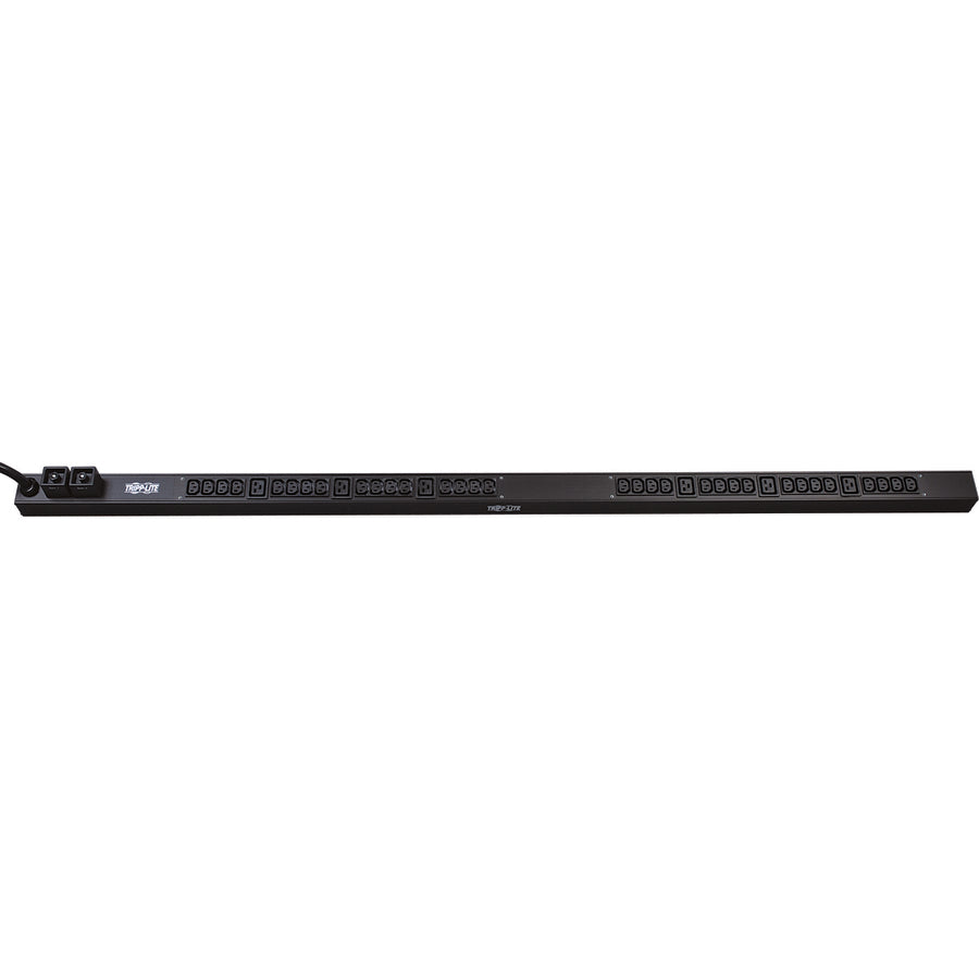 Tripp Lite by Eaton 5.5kW Single-Phase 208/230V Basic PDU, 38 Outlets (32 C13 and 6 C19), NEMA L6-30P Input, 10 ft. (3.05 m) Cord, 0U Vertical PDUV30HV