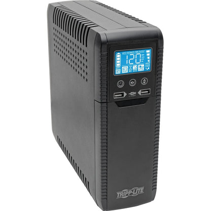 Onduleur interactif en ligne Tripp Lite par Eaton avec USB et 8 prises - 120 V, 1 000 VA, 600 W, 50/60 Hz, AVR, série ECO - Batterie de secours ECO1000LCD
