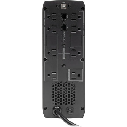 Onduleur interactif en ligne Tripp Lite par Eaton avec USB et 8 prises - 120 V, 1 000 VA, 600 W, 50/60 Hz, AVR, série ECO - Batterie de secours ECO1000LCD