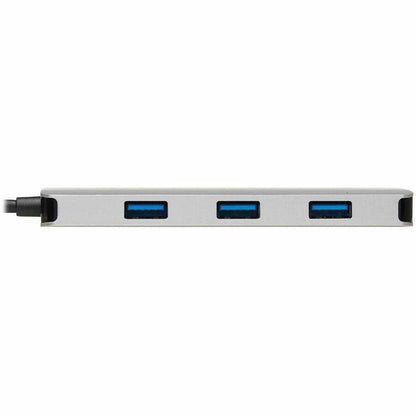 Station d'accueil USB-C Tripp Lite par Eaton, double écran - HDMI 4K 60 Hz, ports de concentrateur USB 3.x (5 Gbit/s), carte mémoire, charge PD 100 W, gris U442-DOCK8-GG