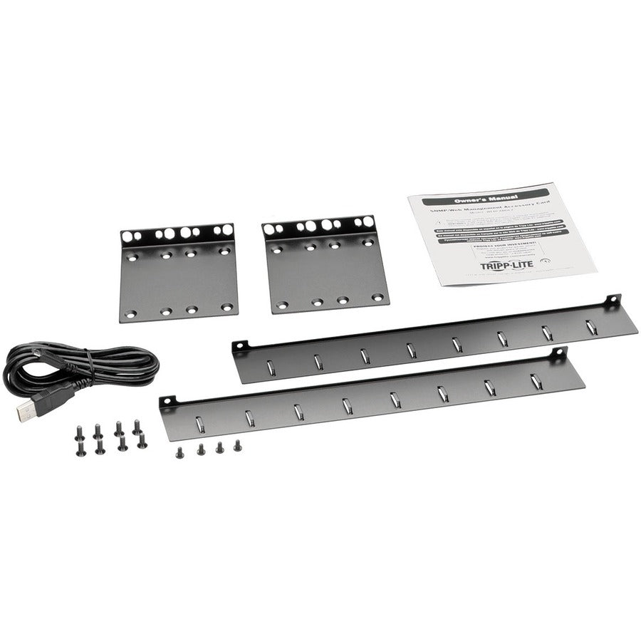 PDU commuté monophasé de 2,9 kW de Tripp Lite par Eaton - Interface LX, prises 120 V (16 5-15/20R), cordon de 10 pi (3,05 m) avec L5-30P, 2U, TAA PDUMH30NET