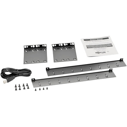 PDU commuté monophasé de 2,9 kW de Tripp Lite par Eaton - Interface LX, prises 120 V (16 5-15/20R), cordon de 10 pi (3,05 m) avec L5-30P, 2U, TAA PDUMH30NET