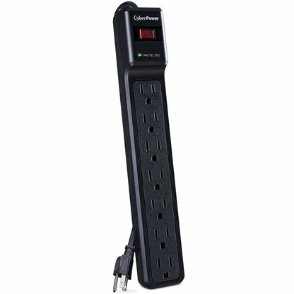 Parasurtenseur CyberPower CSB7012 Essential à 7 prises avec 1 500 joules et cordon de 12 pieds - Boîtes marron unies CSB7012