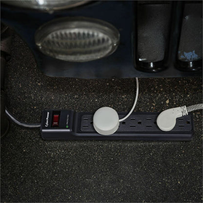 Parasurtenseur CyberPower CSB7012 Essential à 7 prises avec 1 500 joules et cordon de 12 pieds - Boîtes marron unies CSB7012
