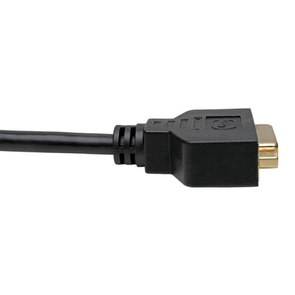 Adaptateur convertisseur vidéo DisplayPort vers DVI Eaton Tripp Lite Series, noir (M/F), 0,31 m (1 pi) P134-001-GC