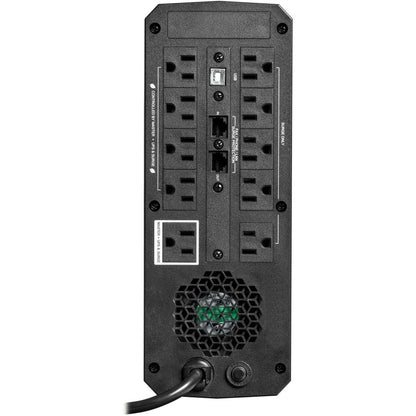 Onduleur de jeu à onde sinusoïdale pure Tripp Lite by Eaton 1500VA 900W 120V - LCD, AVR, LED RVB, chargement USB, économie d'énergie SMART1500PSGLCD