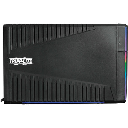 Onduleur de jeu à onde sinusoïdale pure Tripp Lite by Eaton 1500VA 900W 120V - LCD, AVR, LED RVB, chargement USB, économie d'énergie SMART1500PSGLCD