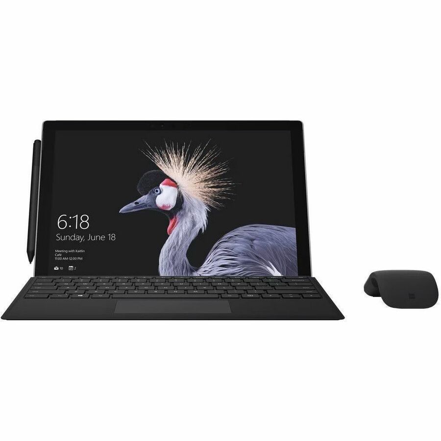 Étui clavier/housse Microsoft pour tablette Surface Pro, Surface Pro 3, Surface Pro 4, Surface Pro 6, Surface Pro 7, Surface Pro 7+ - Noir 25B-00001