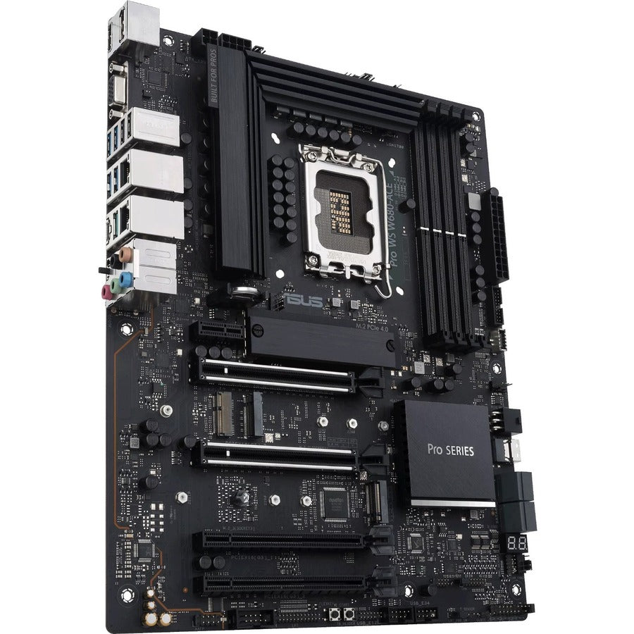 Carte mère pour station de travail Asus Pro WS W680-ACE - Chipset Intel W680 - Socket LGA-1700 - Mémoire Intel Optane compatible - ATX PRO WS W680-ACE