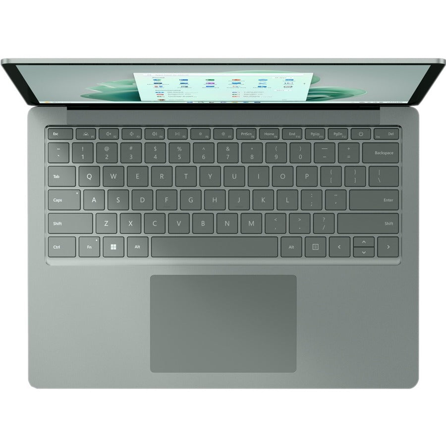 Ordinateur portable Microsoft Surface Laptop 5 13,5" à écran tactile - Intel Core i5 12e génération i5-1245U - Plateforme Intel Evo - 16 Go - SSD 512 Go - Clavier anglais - Sage R8P-00047