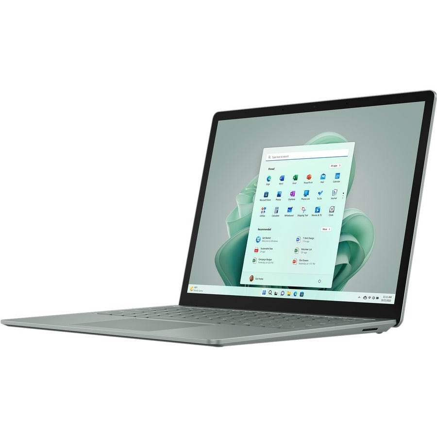 Ordinateur portable Microsoft Surface Laptop 5 13,5" à écran tactile - Intel Core i5 12e génération i5-1245U - Plateforme Intel Evo - 16 Go - SSD 512 Go - Clavier anglais - Sage R8P-00047